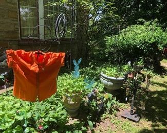 Newly added yard decorations