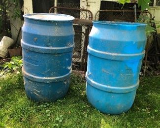 Rain barrels--more to come too