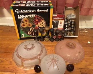 Antique door hardware & light fixtures