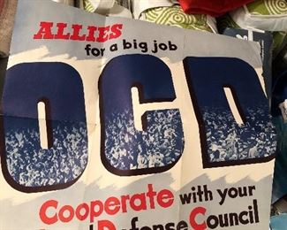 Office of Civil Defense War Poster