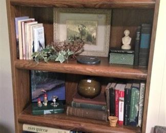 One of two bookcases