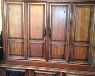 Large entertainment armoire