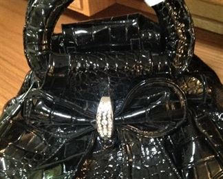 Black dress purse