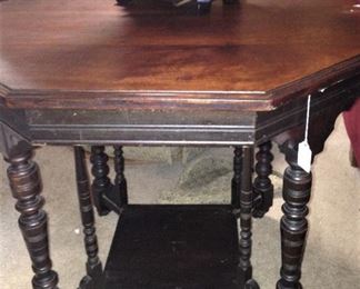 Antique octagon table