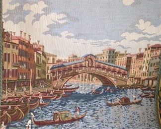 Small tapestry of Venice