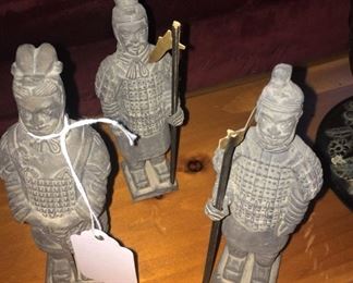 Replicas of ancient Chinese warriors 
