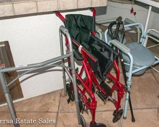 Health Care Accessories - Wheel Chair, Walkers, Porta Potties