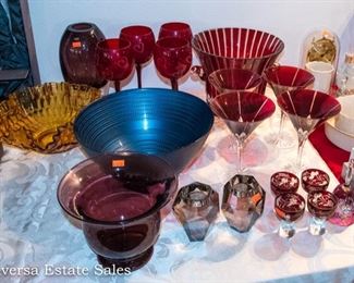 Beautiful Glassware and Crystal