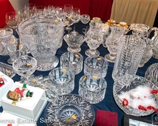 TABLES of Waterford Crystal
