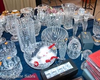 TABLES of Waterford Crystal