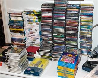 DVDs - Video Games - CDs