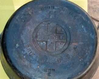Griswold Cast Iron Frying Pans - #10 and #6