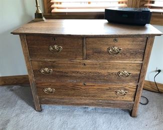 Antique dresser - 40” wide x 20” deep x 32” high - $250