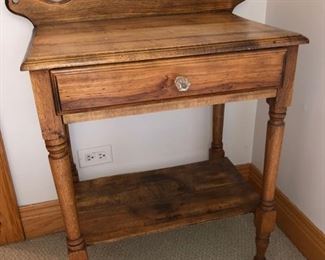 Antique occasional table - 22” wide x 15” deep x 31” high - $90