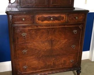 Gorgeous antique dresser - 40” wide x 20” deep x 56” high - $275