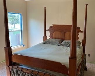 1800s 4 post rope bed