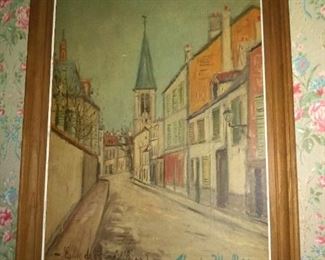 Maurice Utrillo "print" 40.00