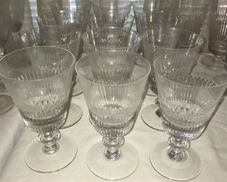 Val St. Lambert “State Regent” goblets 240.00