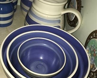 Bowls 30.00        Pitchers 20.00 each