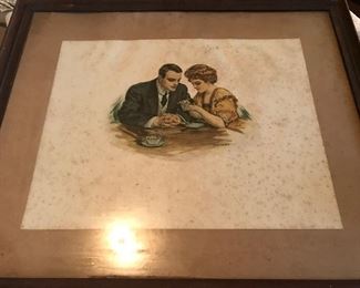 will grefe old lithograph print ca. 1900  80.00