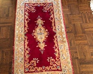 47”x 25” Oriental throw rug