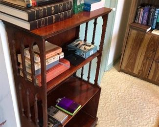 another mahogany book shelf