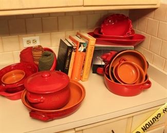 Italian terracotta servingware