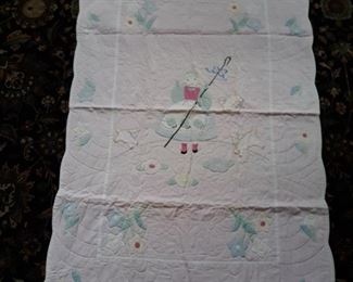 30 x 48 hand crafted quilt