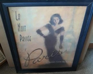 Paris Fashion framed print