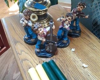 Quartet of musical figures