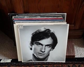 A few LP records