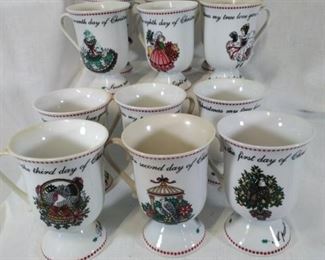 Domstications 1994 Christmas Cups