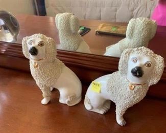 Lot 39-lot of decorative ceramic dogs -$40