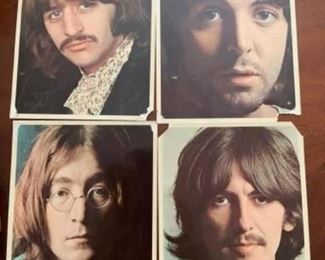 Lot 91-4 pictures of the Beatles -$10