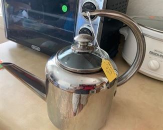 Lot. 162- calphalon tea kettle $25