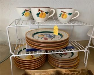 Lot 172- 22 piece Stangl dishware. $30 NOW $15