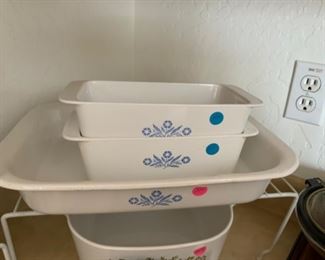 Lot 173- corningware.  NOW half off marked prices
