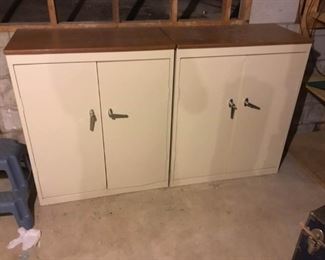 Two Metal Cabinets