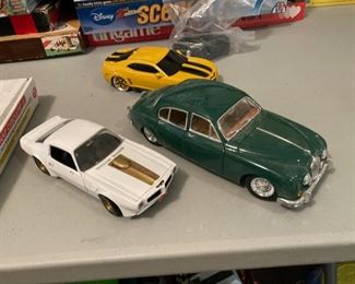 Steel Jag and muscle car models