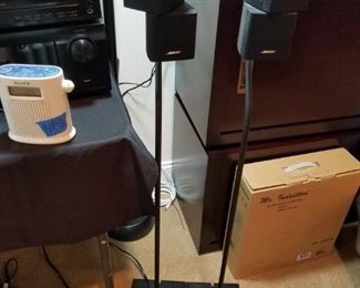 stereo equipment and speakers