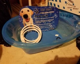 puppy bath tub with hose