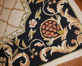 area rug detail