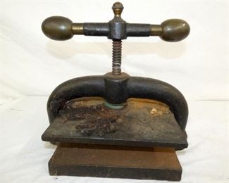12IN. EARLY BOOK PRESS
