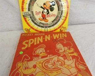 MICKEY MOUSE SPIN GAME 
