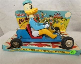 MARX DONALD DUCK FRICTION GO-MOBILE  