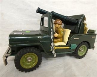 OLD STOCK ARMY JEEP TOY 