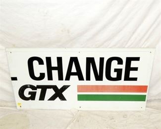 48X24 CHANGE GTX SIGN 