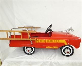 1962 AMF 508 FIRE TRUCK PEDAL CAR 