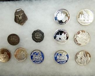 STERLING SILVER COMMEMORATIVE COINS