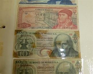 COLLECTION OF FOREIGN PAPER NOTES 